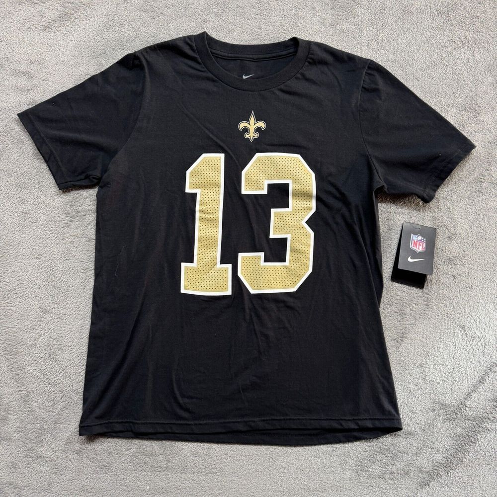 Nike New‎ Orleans Saints Michael Thomas T-Shirt Mens Large Black Training